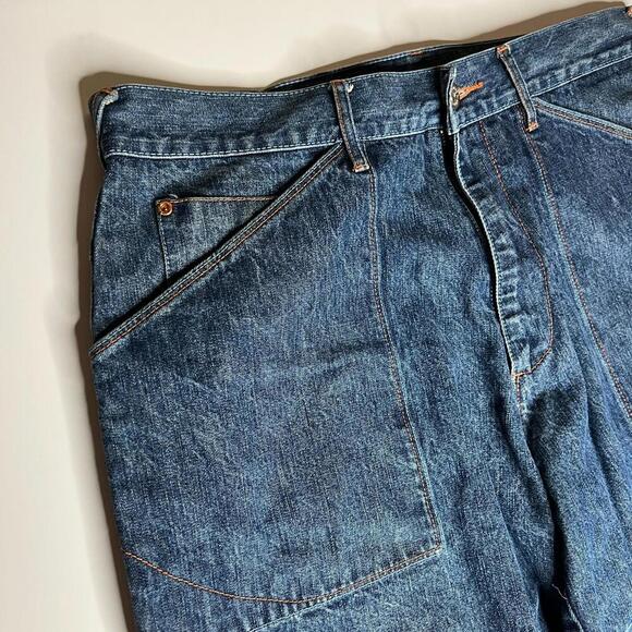 Platinum FUBU Fat Albert Jeans W36 L32 Denim Embroidered Junkyard Hip Hop Y2K - Picture 14 of 15